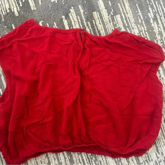 Women’s Band Of Gypsies Red Crop Top Size Large - Picture 5 of 5
